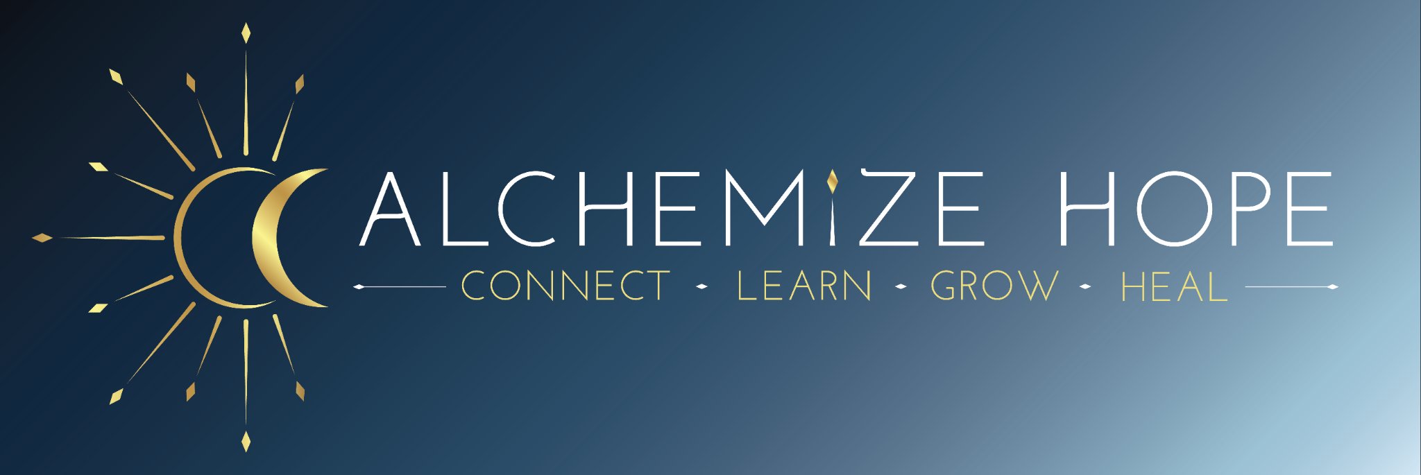 Alchemize HOPE — Connect, Learn, Grow, Heal banner